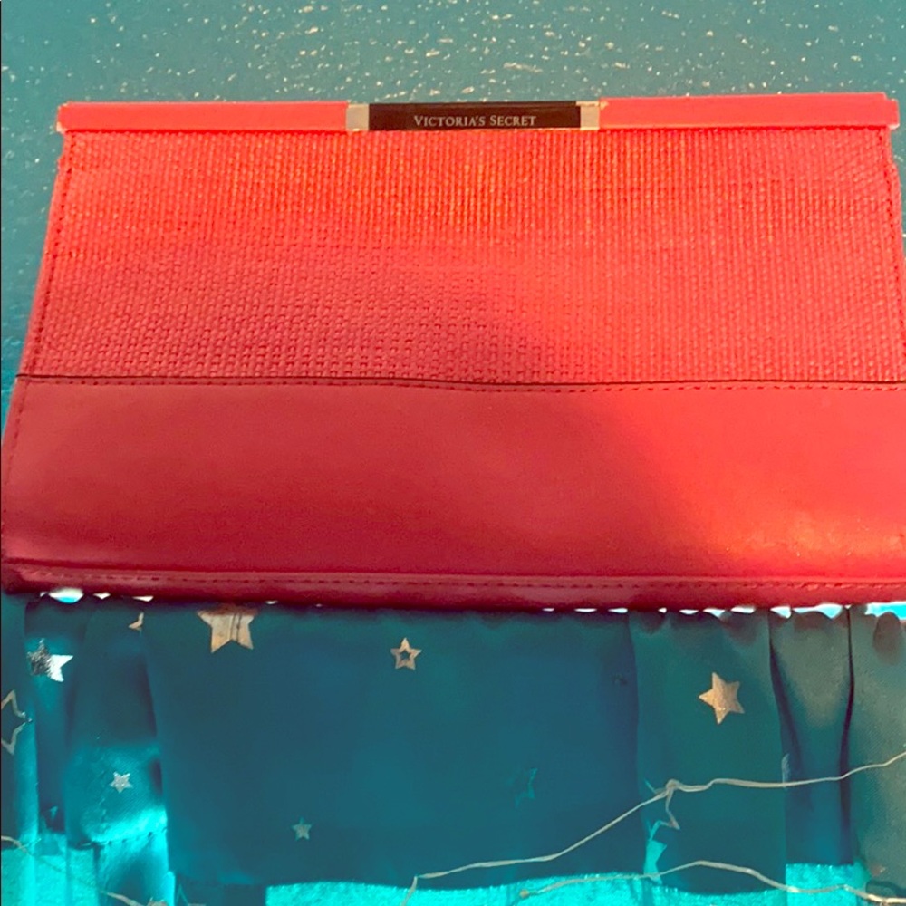 Red and pink Victoria’s Secret bag